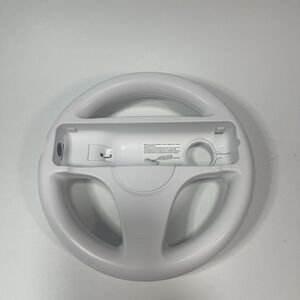Official OEM Nintendo Wii Mario Kart Steering Wheel Controller White RVL-024